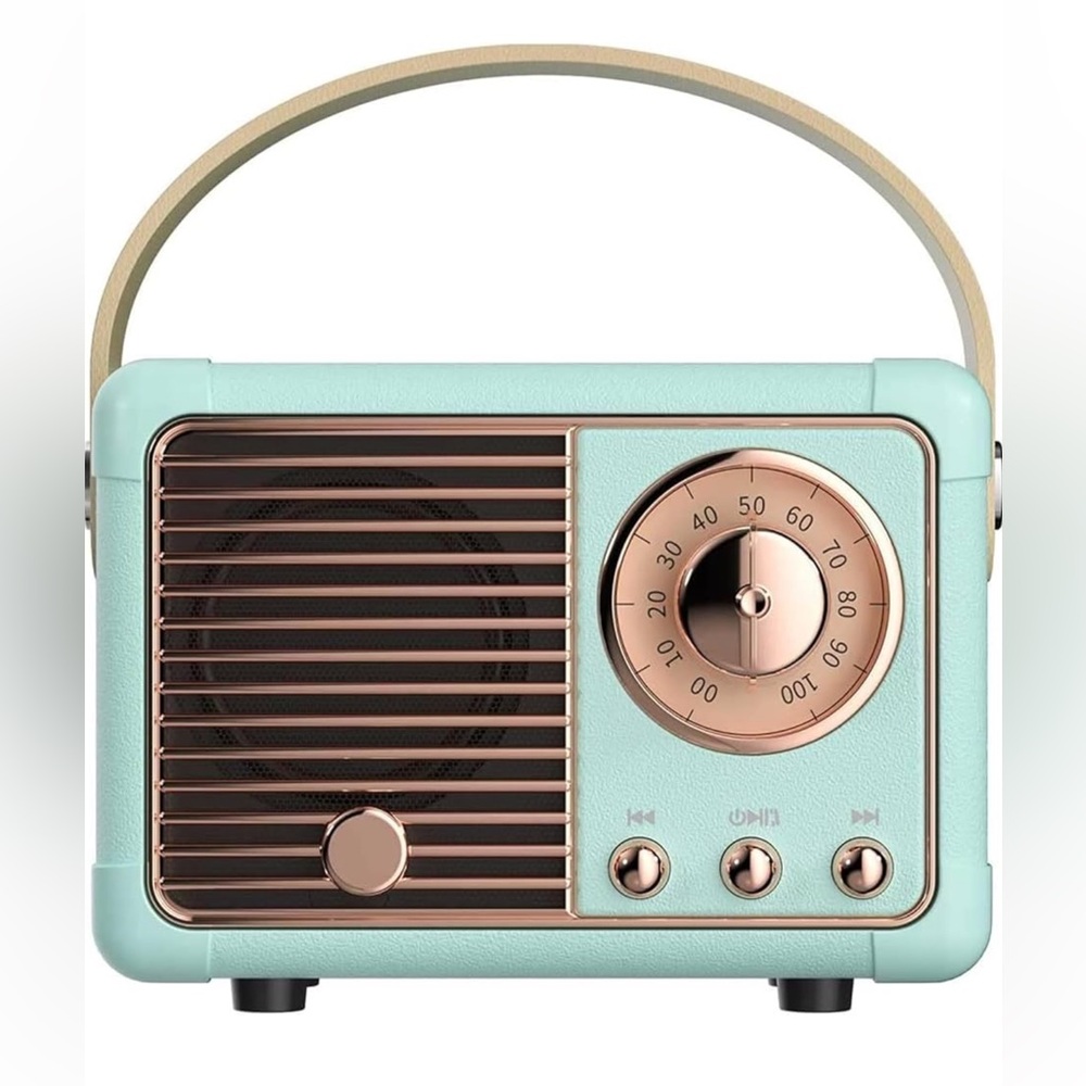 Retro Bluetooth Speaker - Mint Green